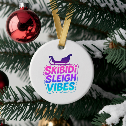 Skibidi Sleigh Teen Ornaments