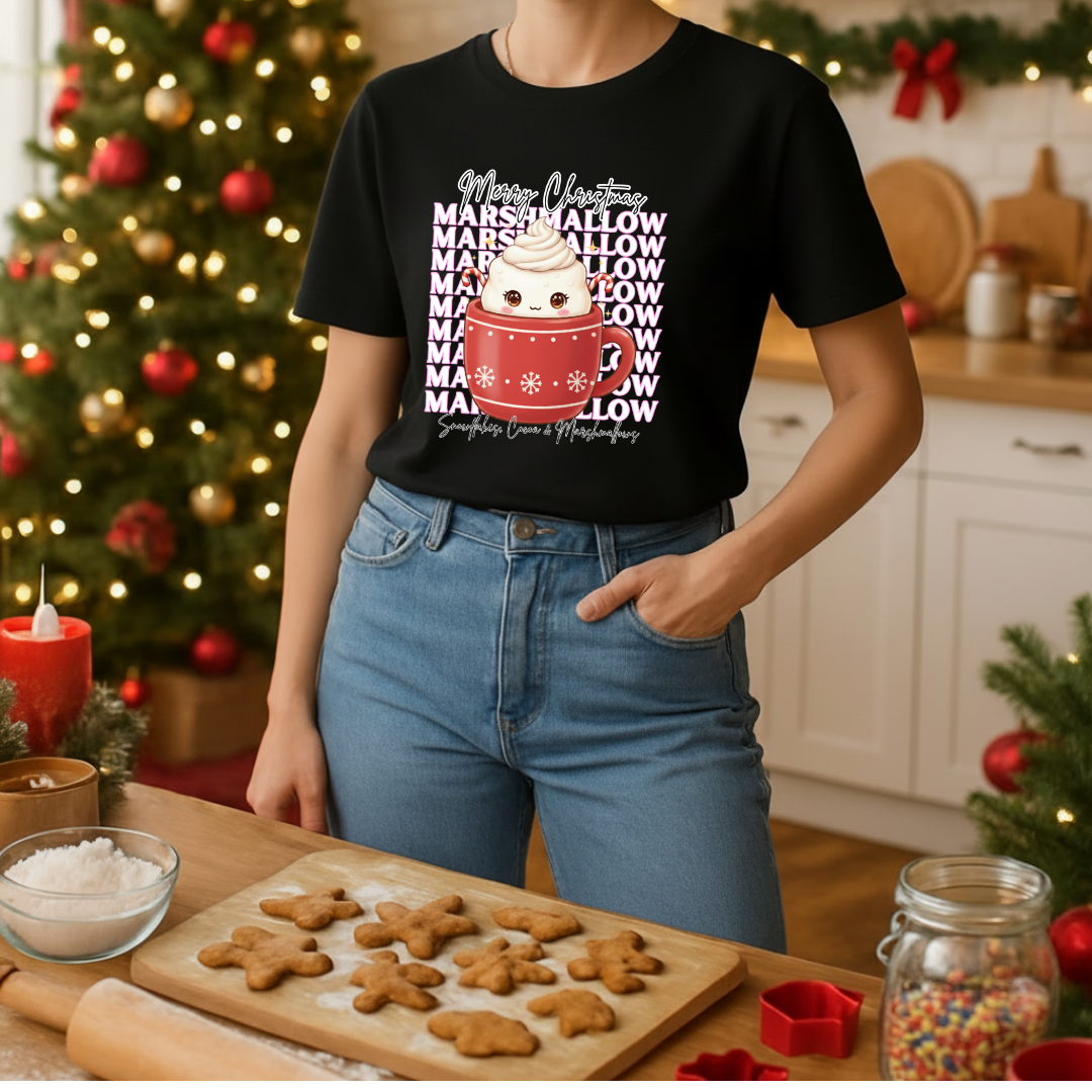 &quot;Marshmallow, Merry Christmas...&quot; | Adults T-Shirt