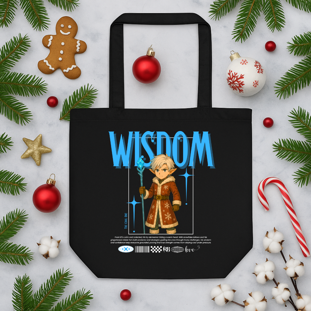 "Wisdom"- White | Eco Tote Bag