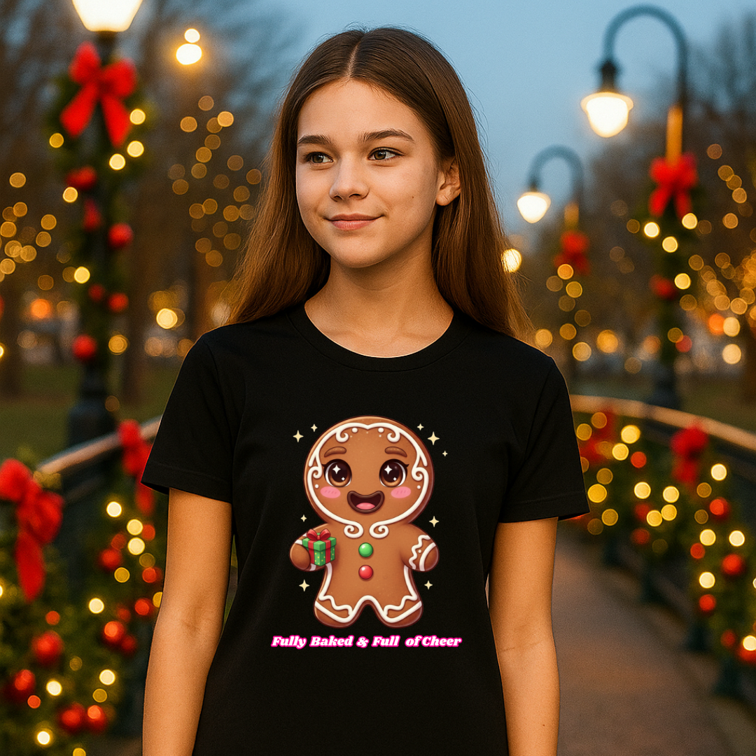 &quot;Fully Baked and Full of Cheer&quot; | Youth Short Sleeve T-Shirt | – RB Designa Co