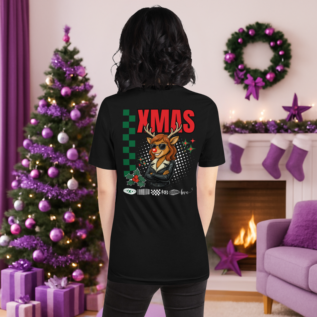&quot;Xmas Female Reindeer&quot; | Adults t-shirt