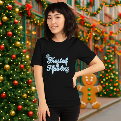 &quot;Frosted and Flawless&quot;- White | Adults t-shirt