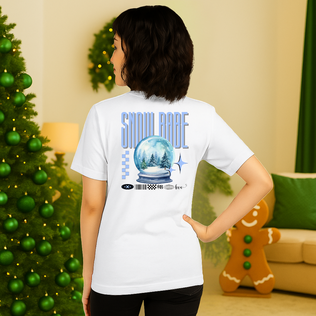 "Snow Babe"- Black | Adults t-shirt
