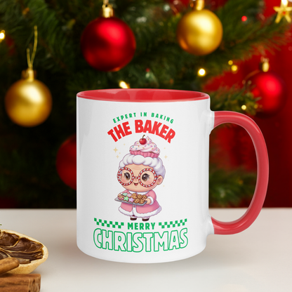 Expert in Baking: The Grandma Baker- Red and Green | Mug
