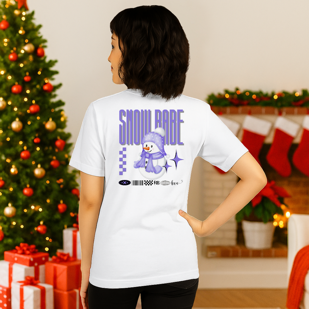 "Snow Babe"- Black | Adults t-shirt