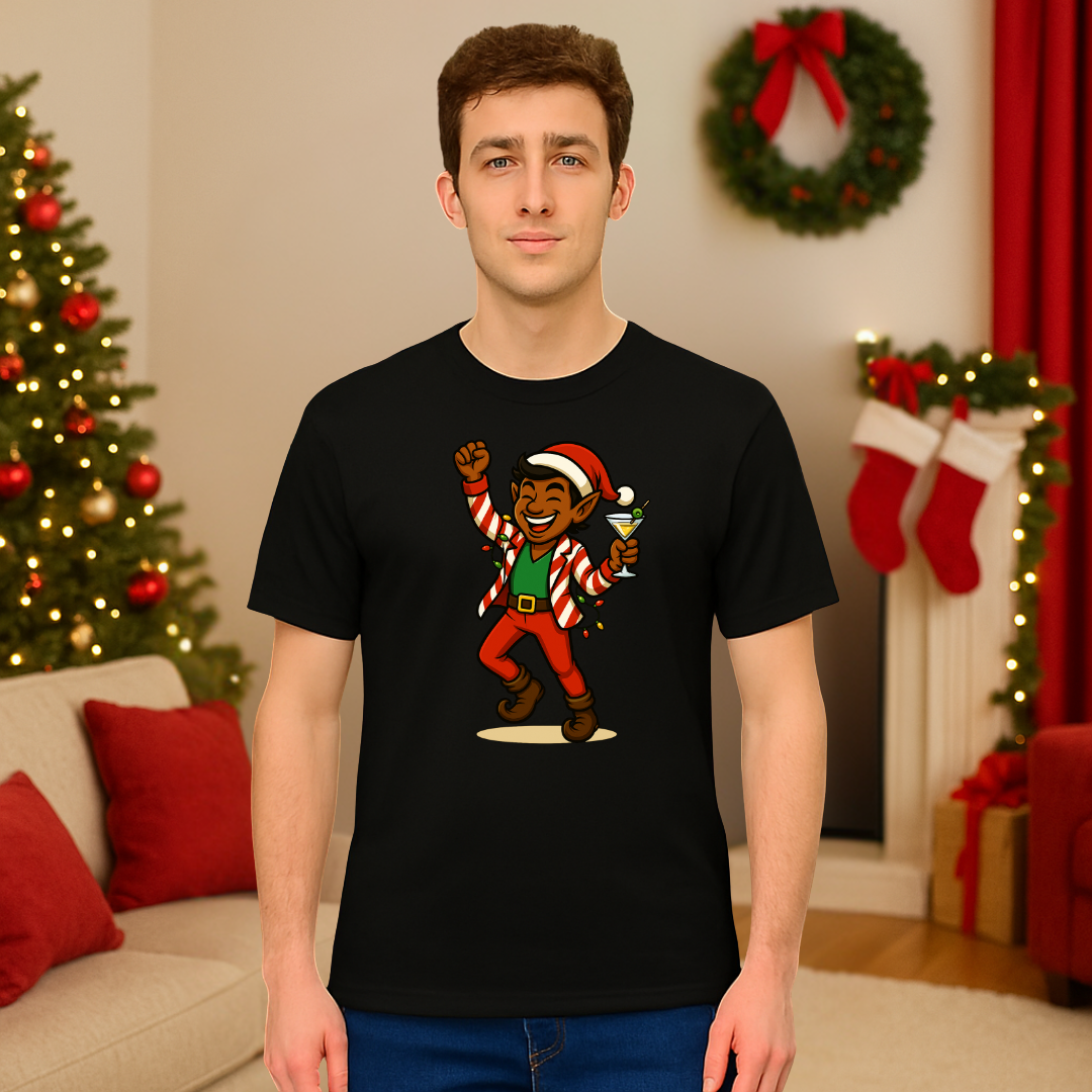 Cheerful Party Elf | Adults t-shirt