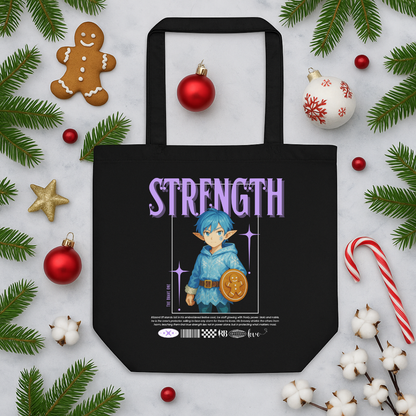 &quot;Strength&quot;- White | Eco Tote Bag