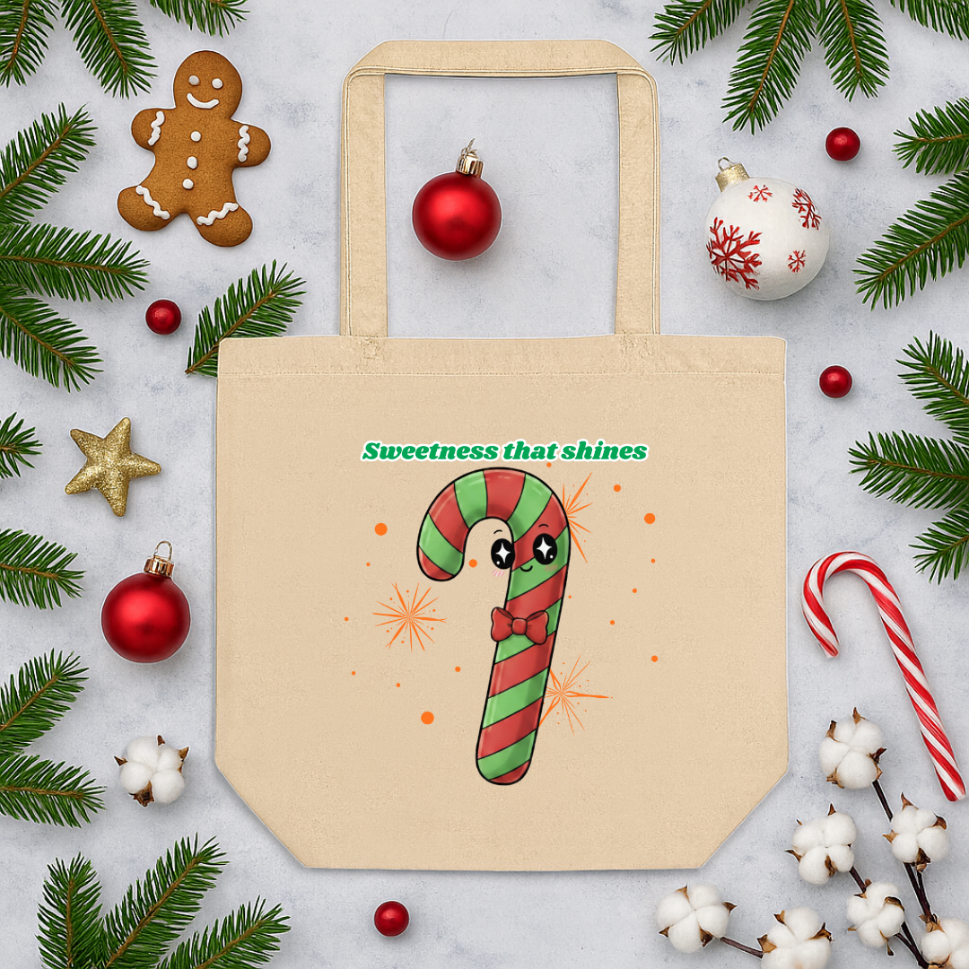 &quot;Sweetness That Shines&quot;- White | Eco Tote Bag