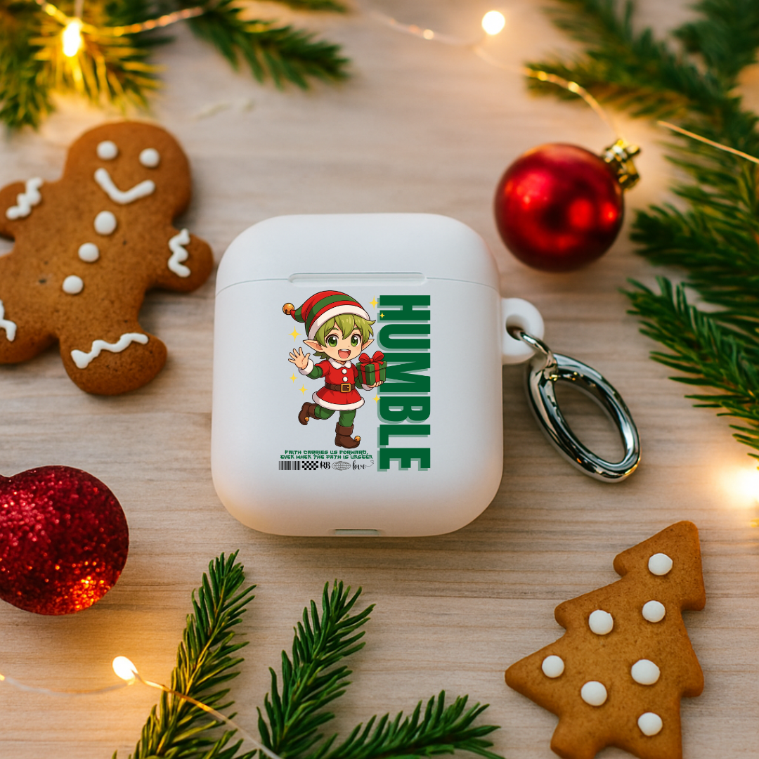 "Humble"- Black | Rubber Case for AirPods® | – RB Designa Co