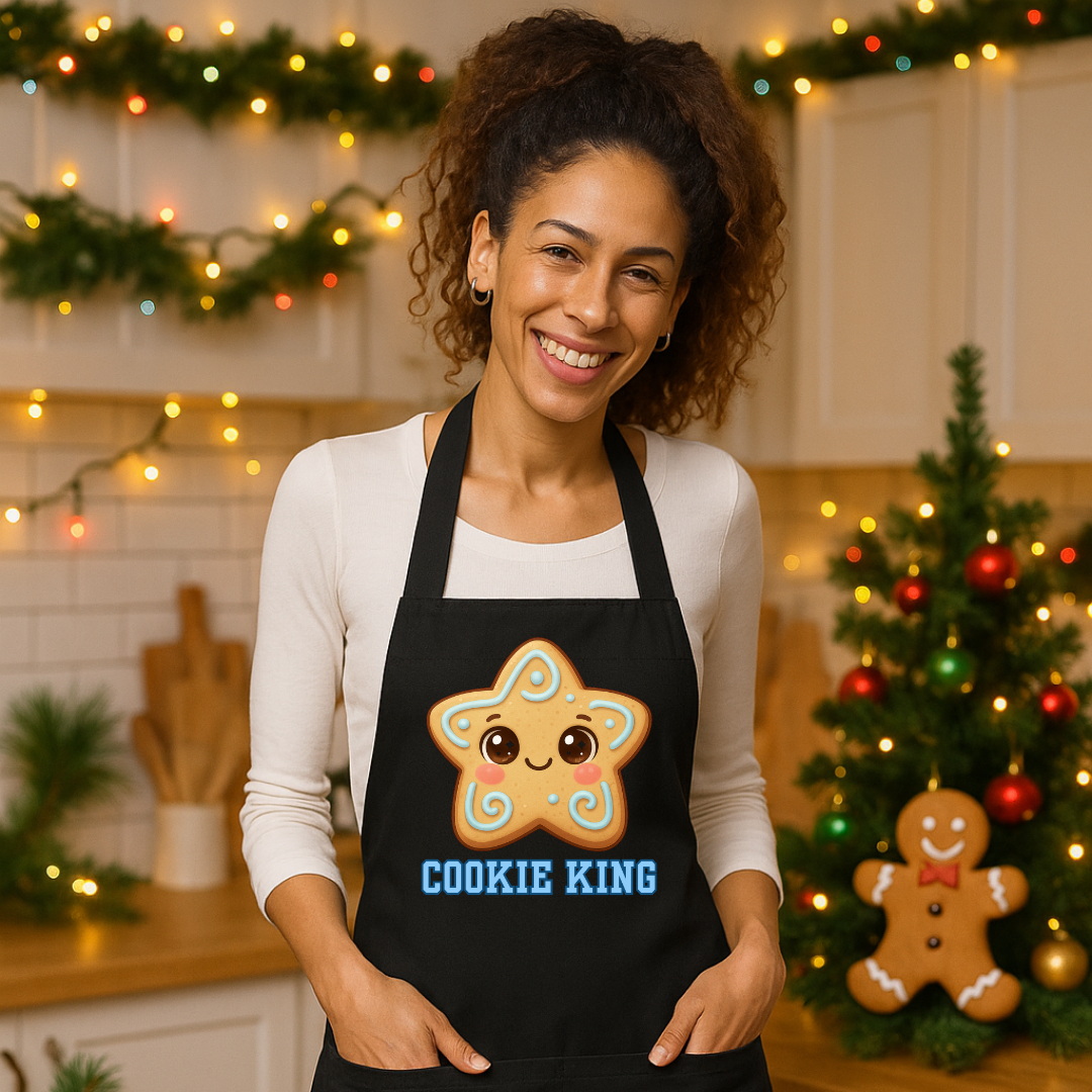"Cookie King" | Organic cotton apron | – RB Designa Co
