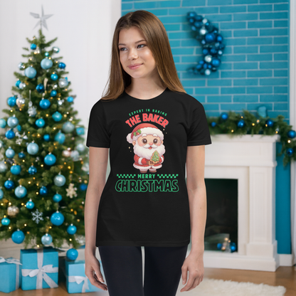Expert in Baking: The Santa Baker I | Youth Short Sleeve T-Shirt