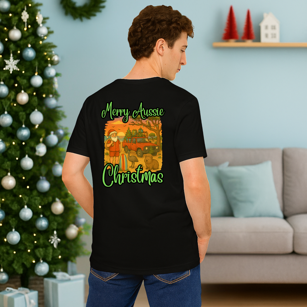 &quot;Merry Aussie Christmas&quot; | Adults t-shirt