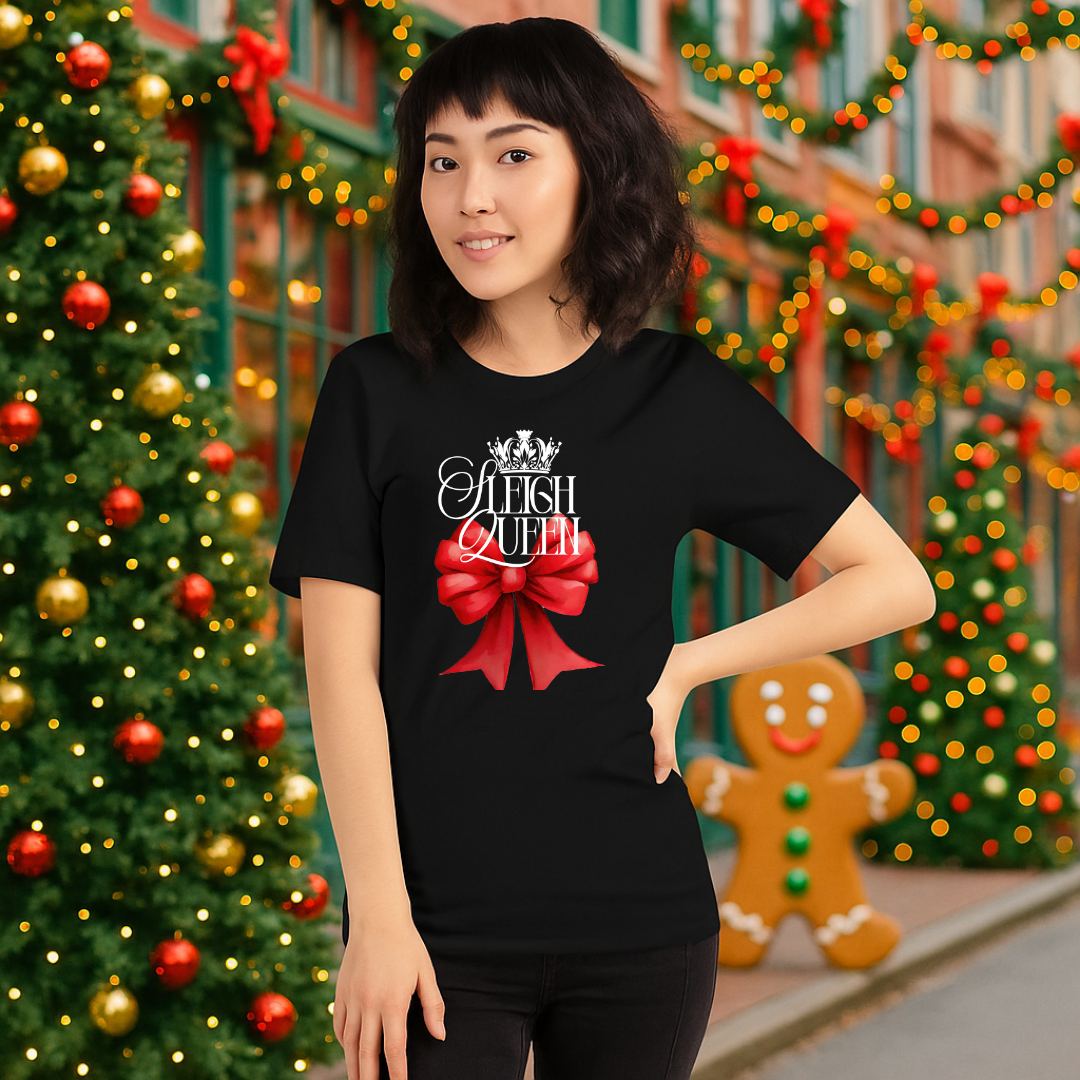 &quot;Sleigh Queen&quot;- White | Adults t-shirt