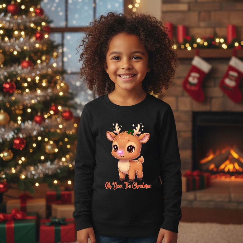 Tiny Reindeer Antlers Kids &amp; Babies Sweatshirt