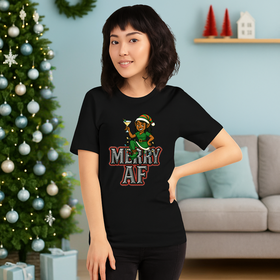 "Merry AF" | Adults t-shirt