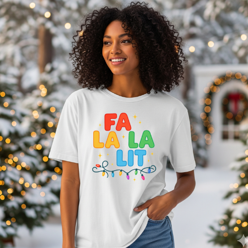 Fa La Lit Teen Oversized T-shirt