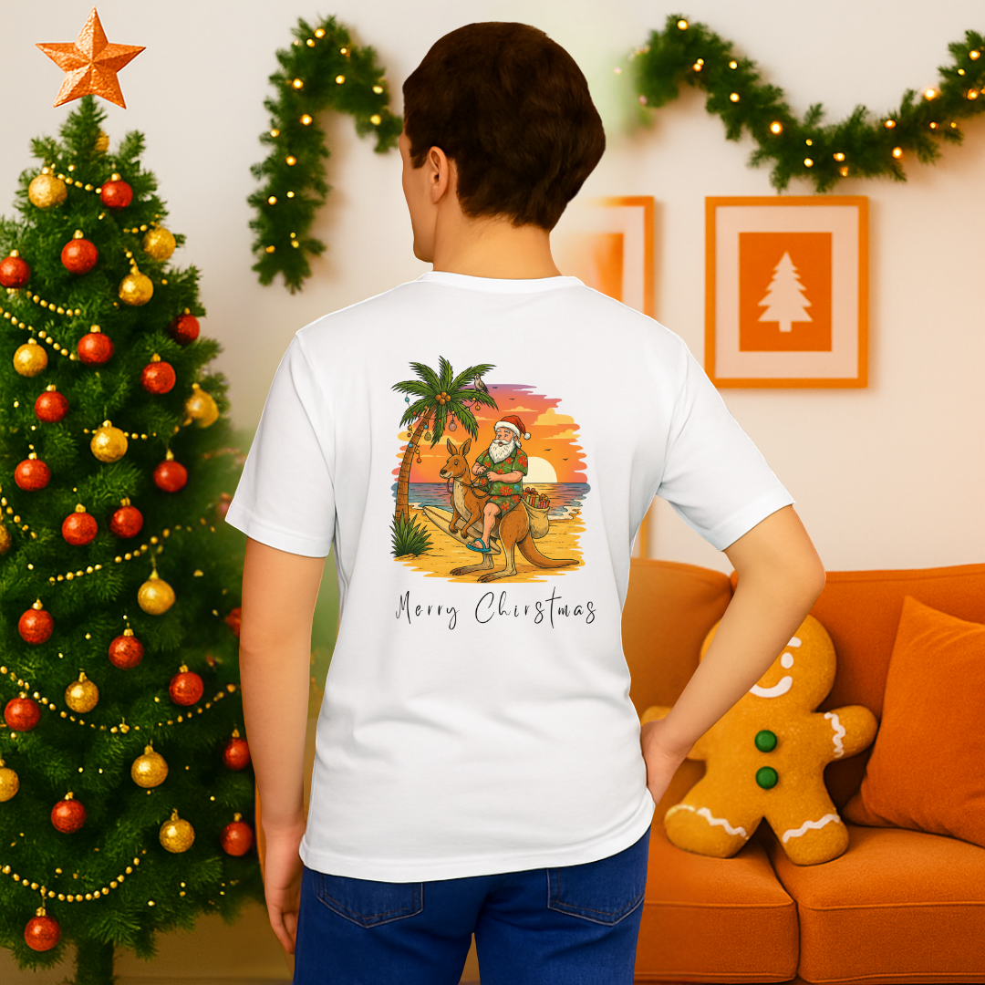&quot;Merry Christmas&quot; Santa on Summer | Adults t-shirt