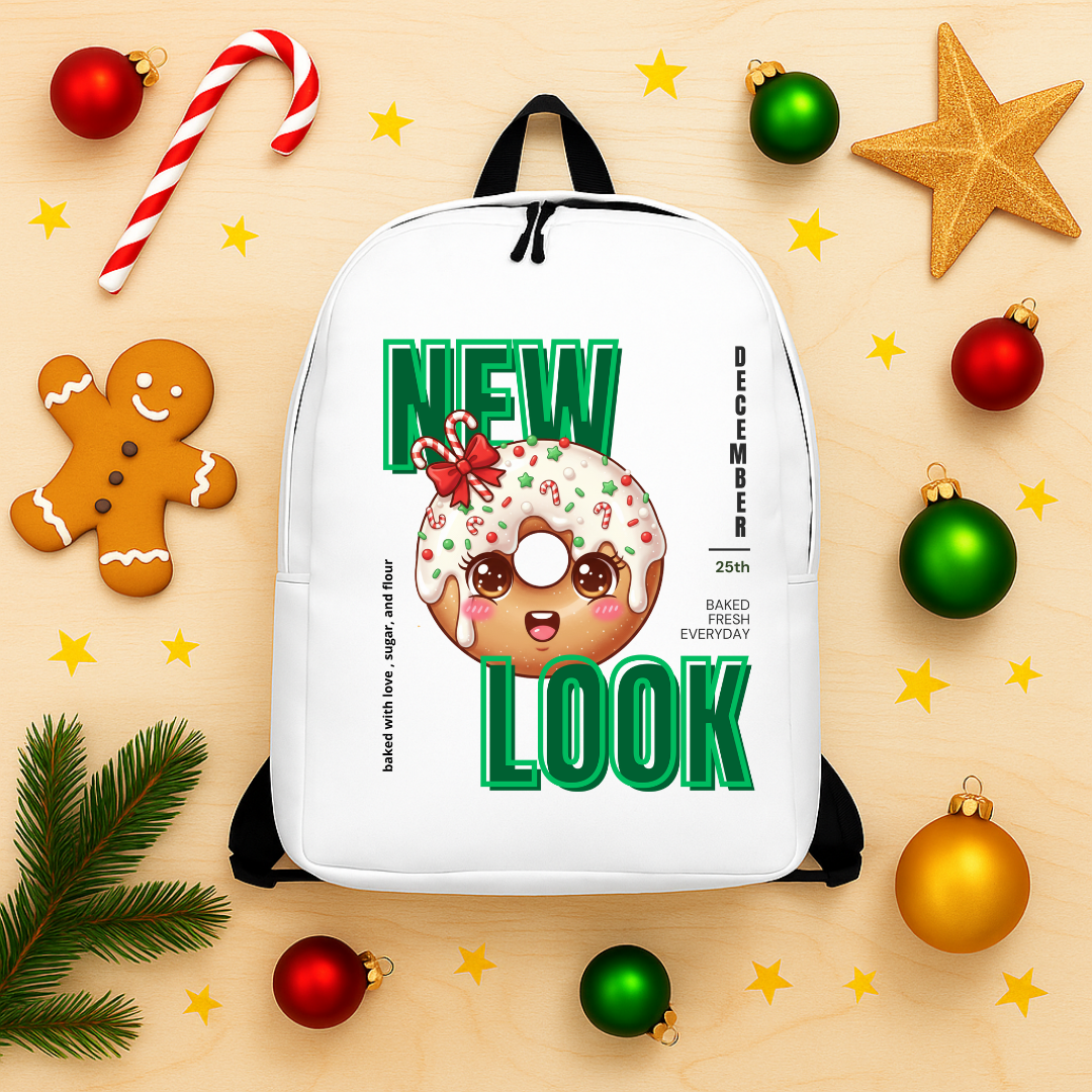 &quot;New Look...&quot;- Black | Minimalist Backpack