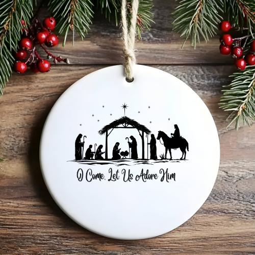 Adore Him Biblical Ornaments