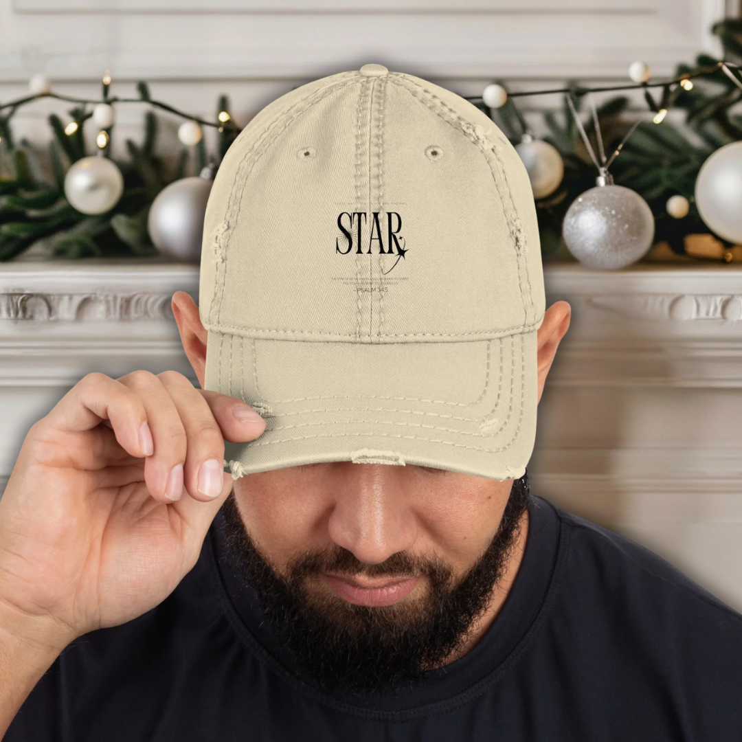 Star Back Biblical Cap