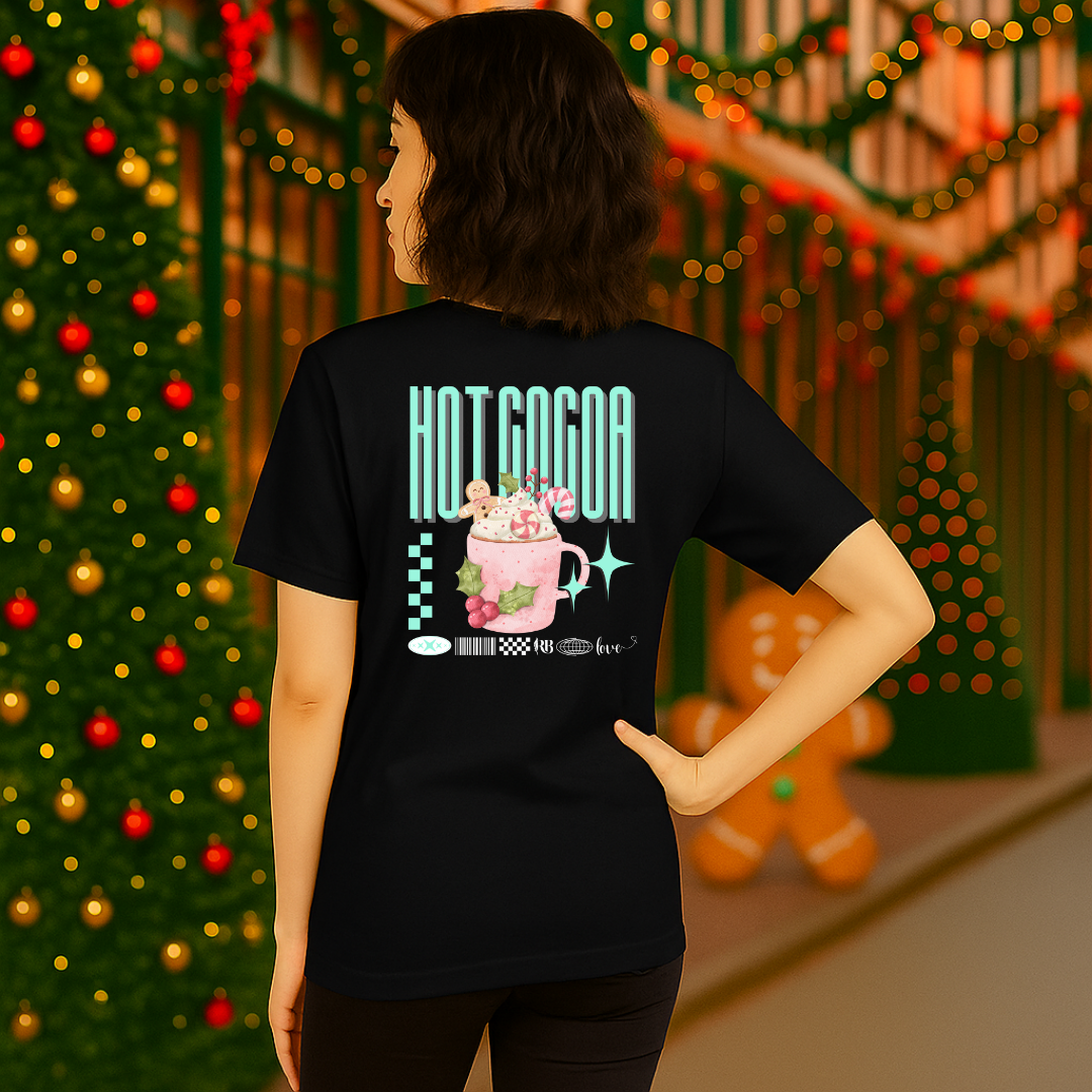 "Hot Cocoa"- White | Adults t-shirt