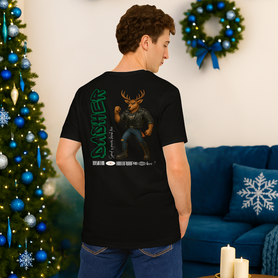 &quot;Dasher&quot;- White | Adults t-shirt