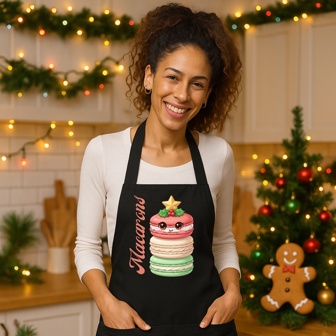 "Macarons" | Organic cotton apron | – RB Designa Co