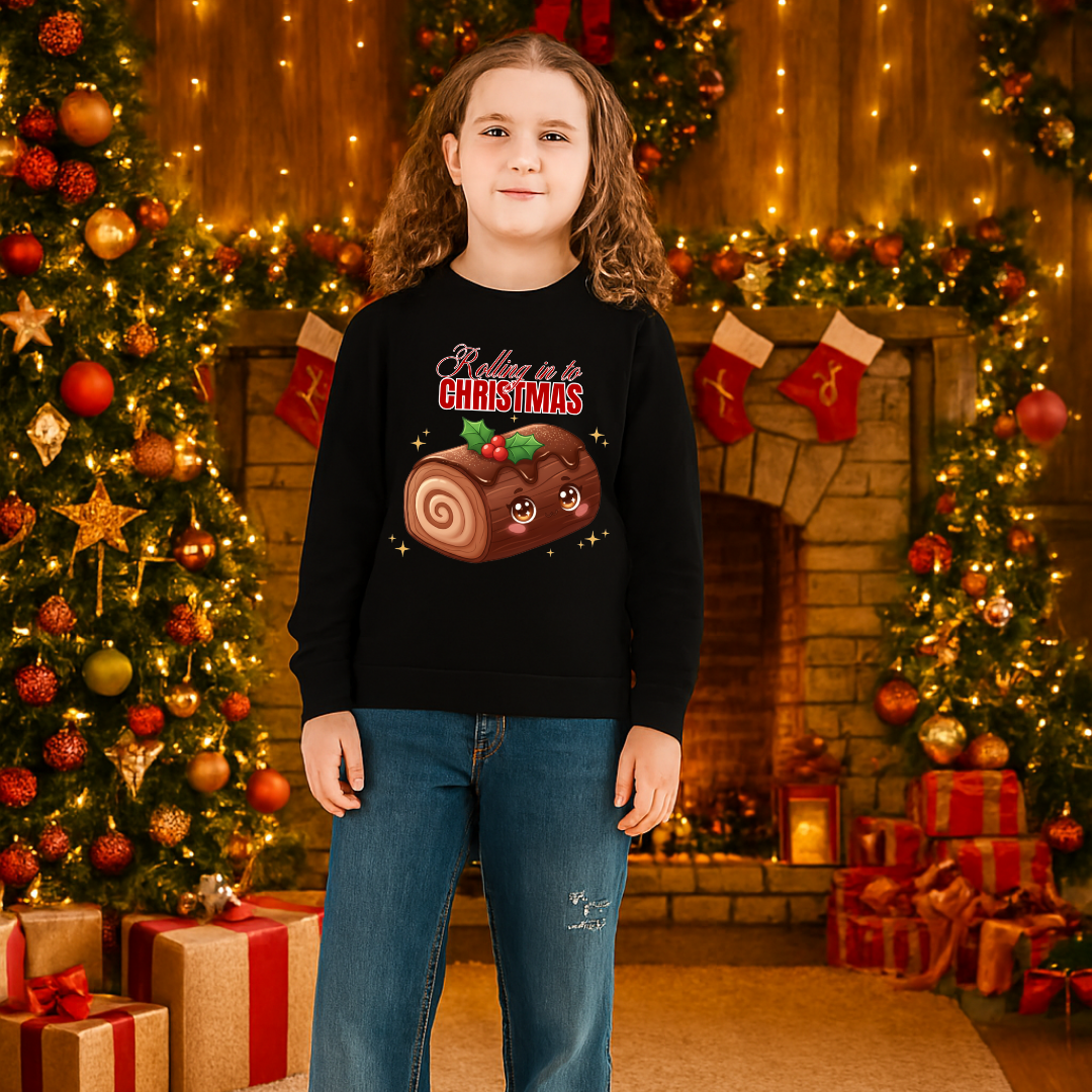 &quot;Rolling in to Christmas&quot; | Youth Sweatshirts