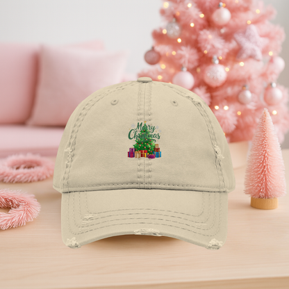 Merry Christmas Green | Teen Cap