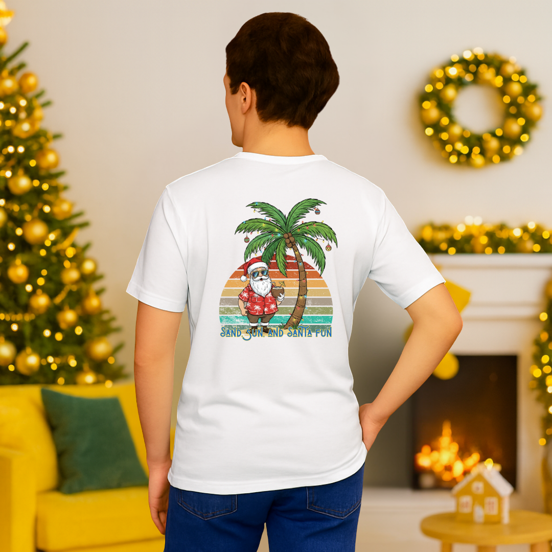 &quot;Sand, Sun and Santa Fun&quot; | Adults t-shirt