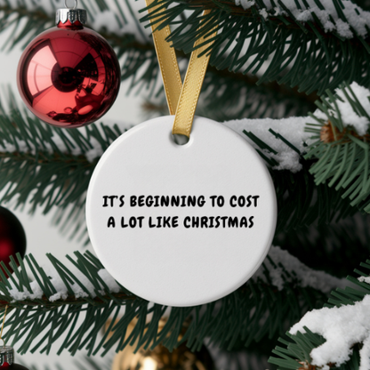 Costly Christmas Humbag Ornaments