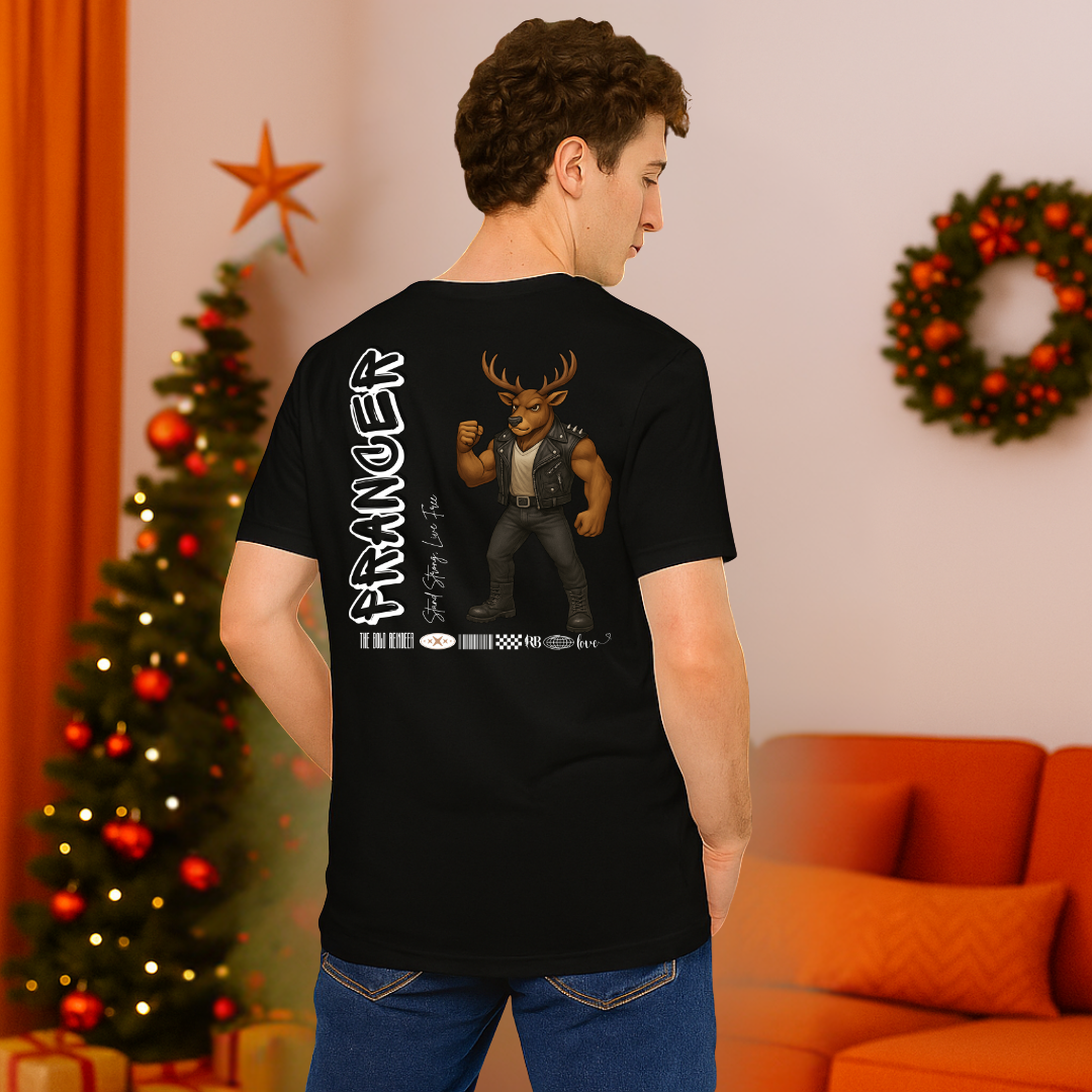 "Prancer"- White | Adults t-shirt