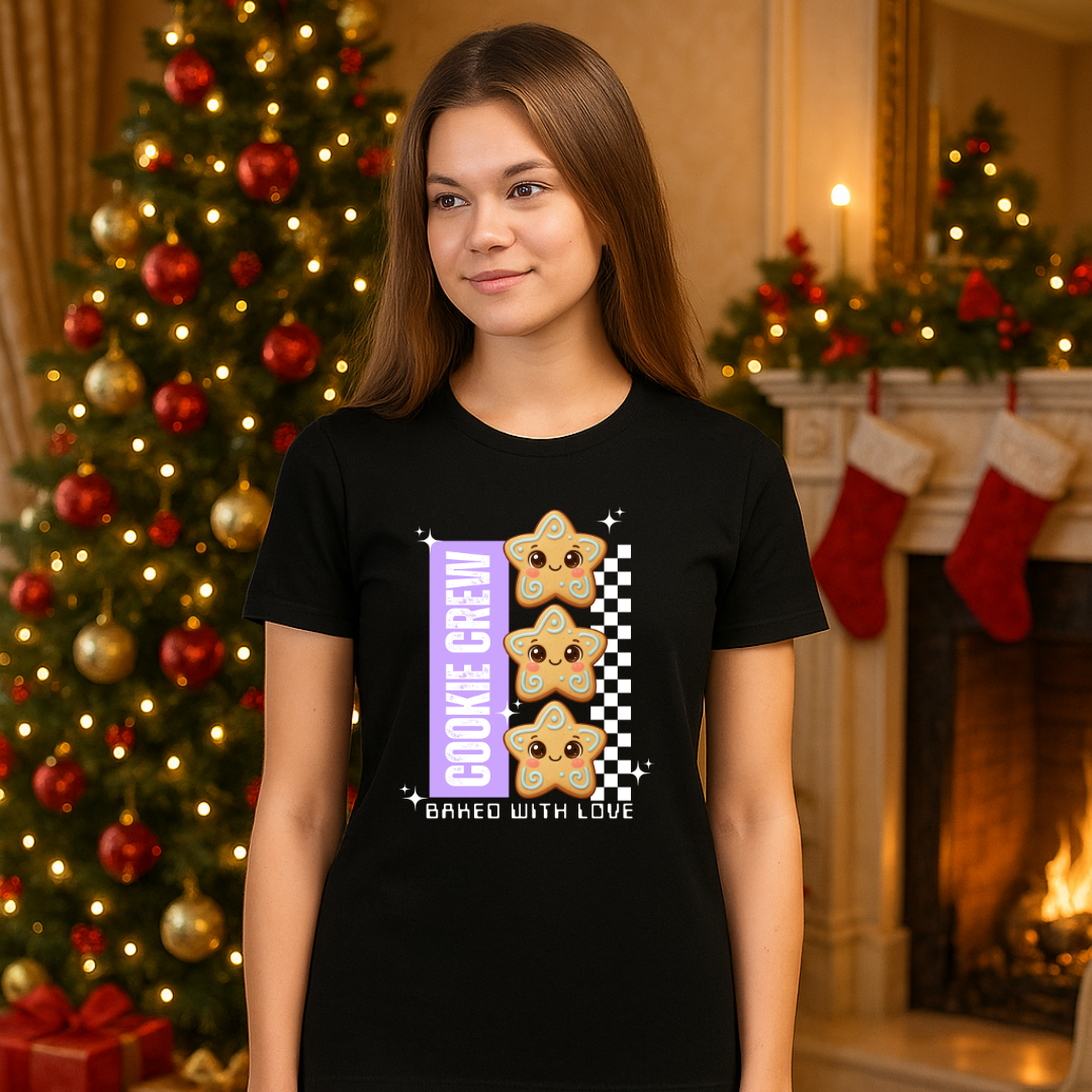 &quot;Cookie Crew, Baked With Love&quot;- Purple | Youth Short Sleeve T-Shirt | – RB Designa Co