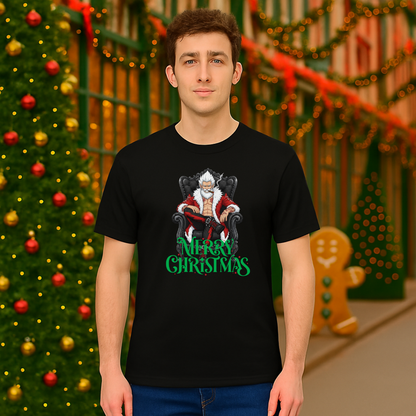&quot;Merry Christmas&quot; Modern Santa | Adults t-shirt