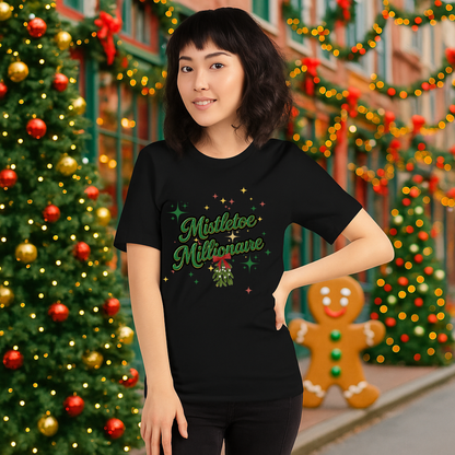 &quot;Mistletoe Millionaire&quot; | Adults t-shirt