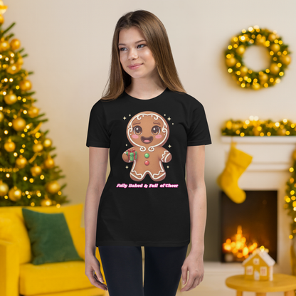 &quot;Fully Baked and Full of Cheer&quot; | Youth Short Sleeve T-Shirt