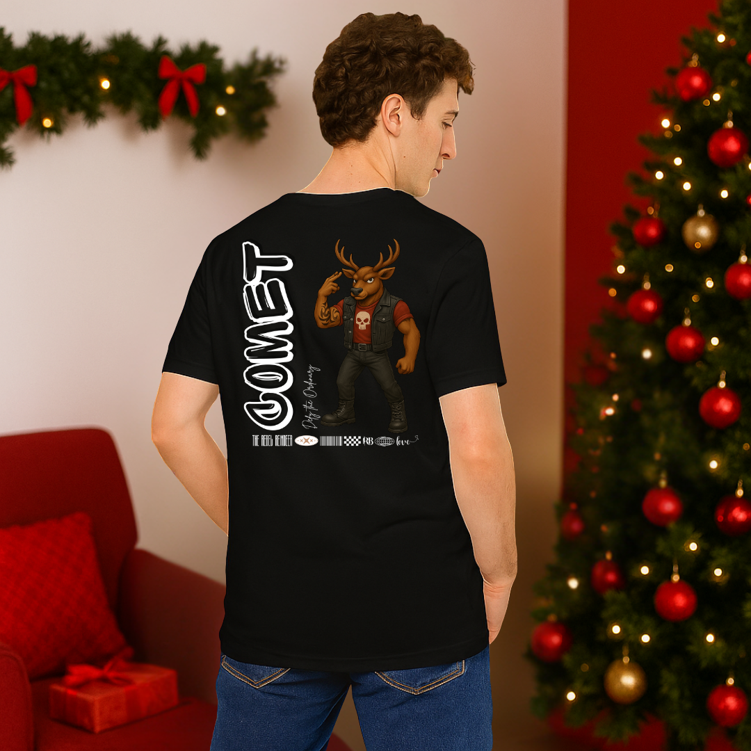 "Comet"- White | Adults t-shirt