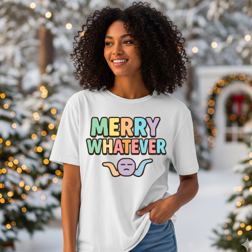 Merry Whatever Humbag Oversized T-shirt
