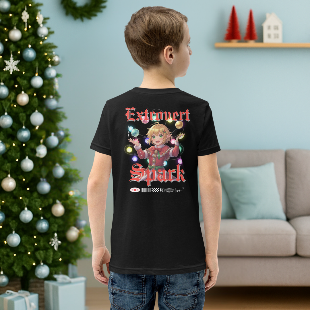 &quot;Extrovert Spark&quot; | Youth Short Sleeve T-Shirt