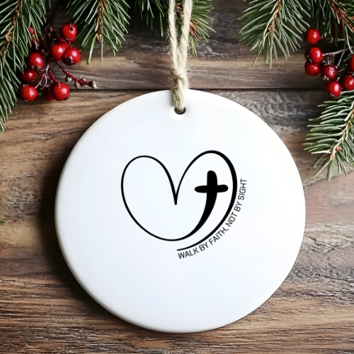 Walk By Faith Biblical Ornaments