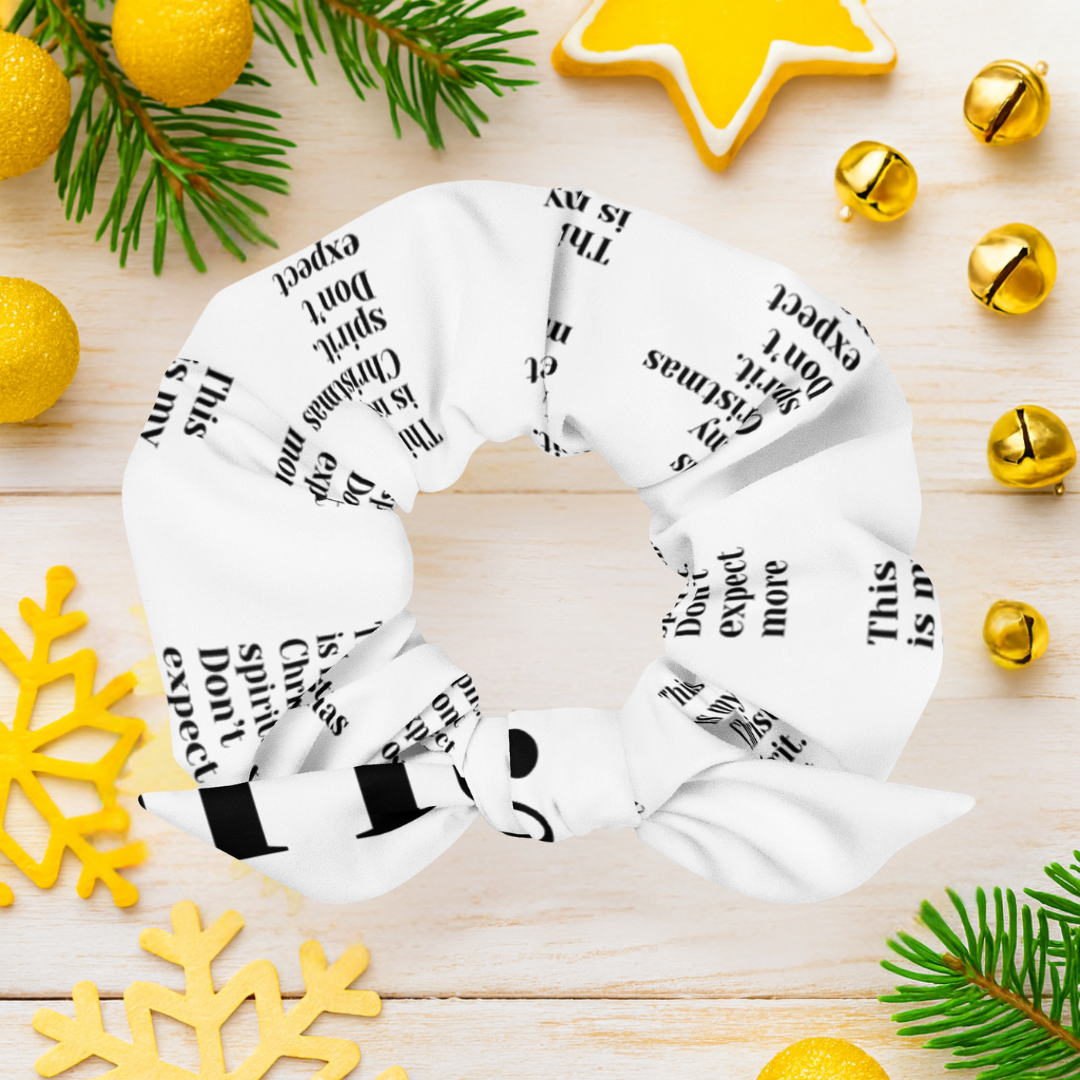 Christmas Spirit Teen Scrunchie