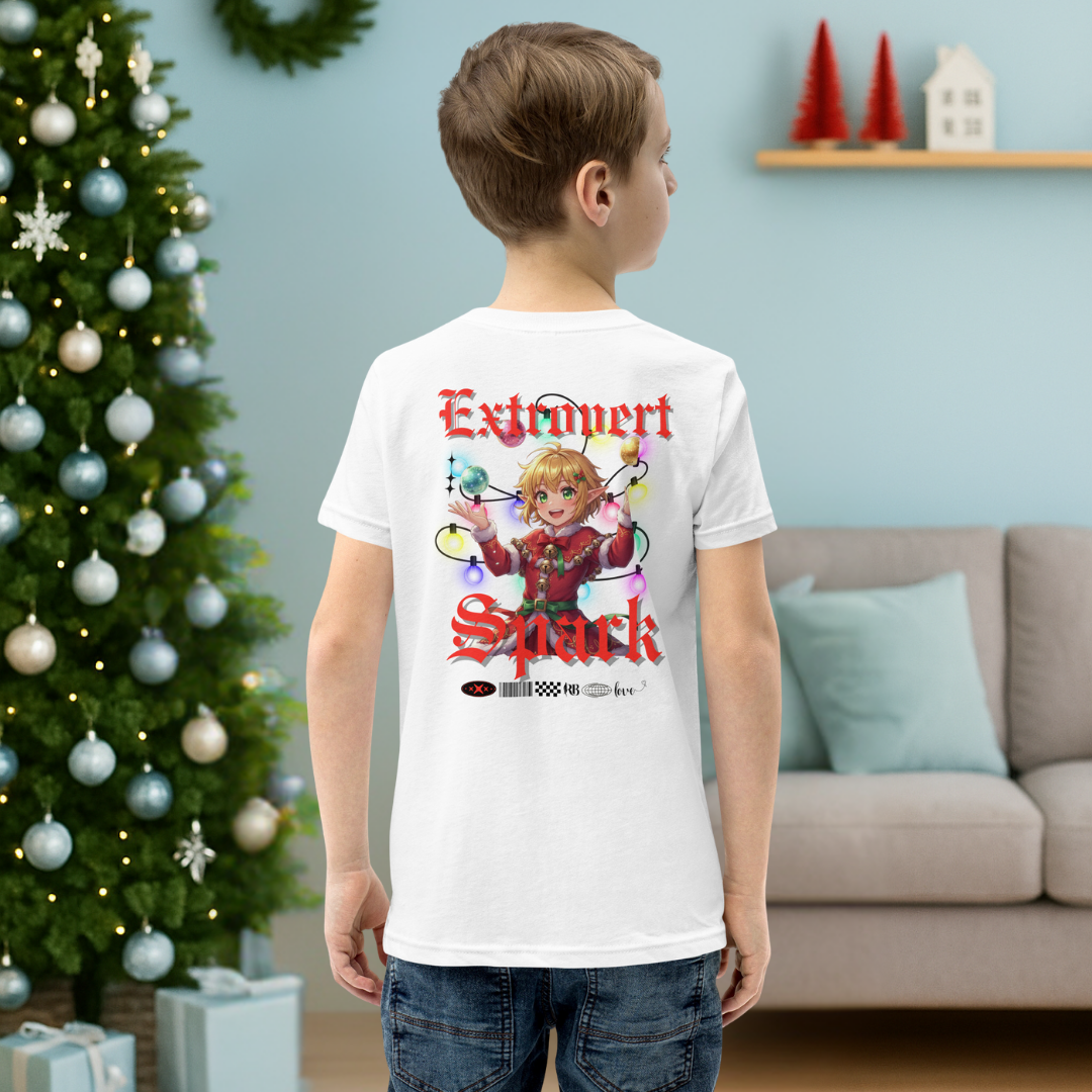 &quot;Extrovert Spark&quot; | Youth Short Sleeve T-Shirt