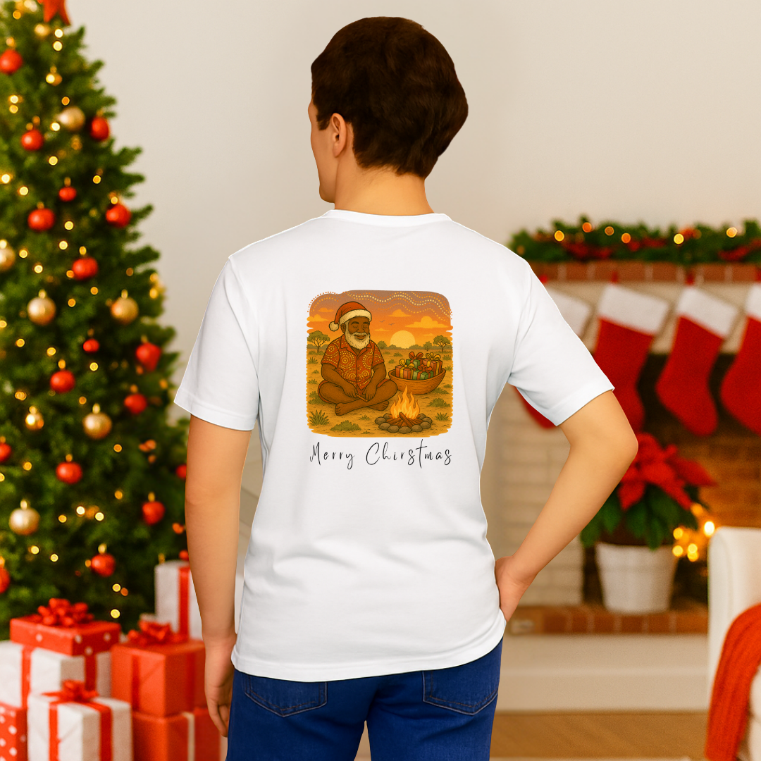 "Merry Christmas" Santa in the Outback | Adults t-shirt