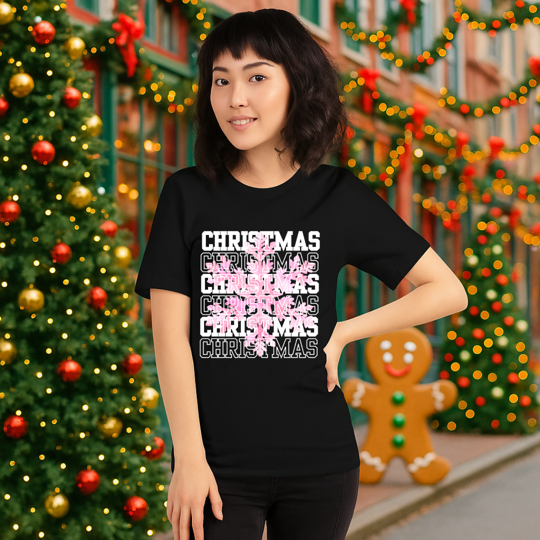 &quot;Christmas Snowflake&quot;- White | Adults t-shirt