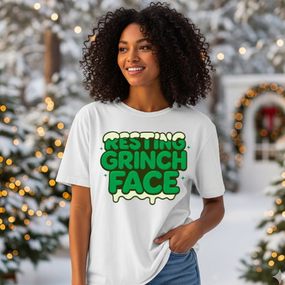 Resting Grinch Face Humbag Oversized T-shirt
