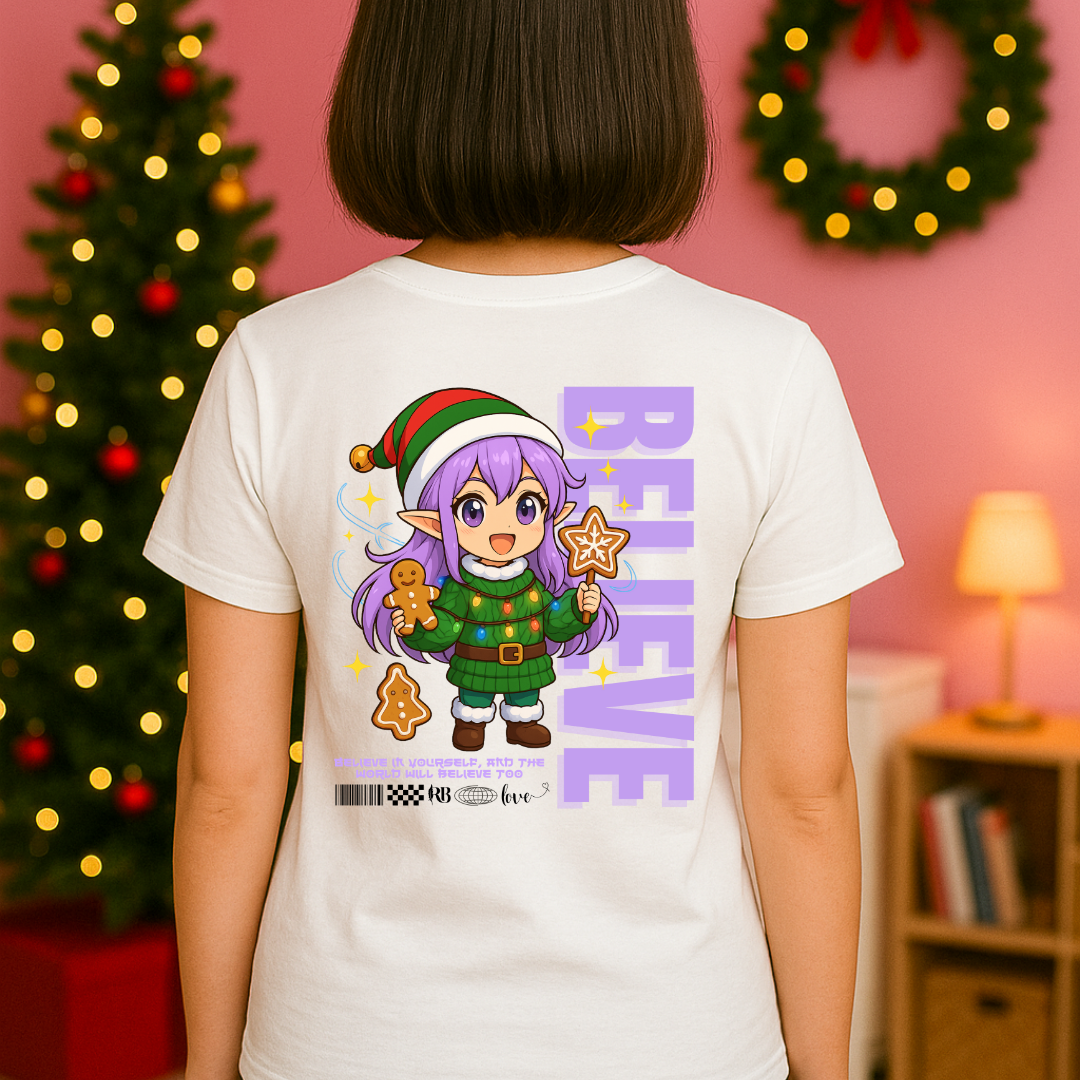 &quot;Believe&quot; | Youth Short Sleeve T-Shirt | Black | – RB Designa Co