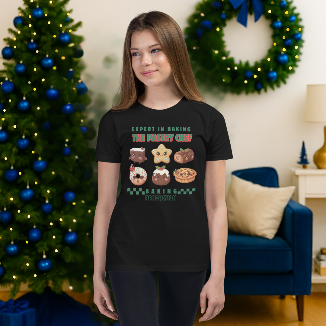 &quot;Expert in Baking: The Pastry Chef...&quot;- | Youth Short Sleeve T-Shirt