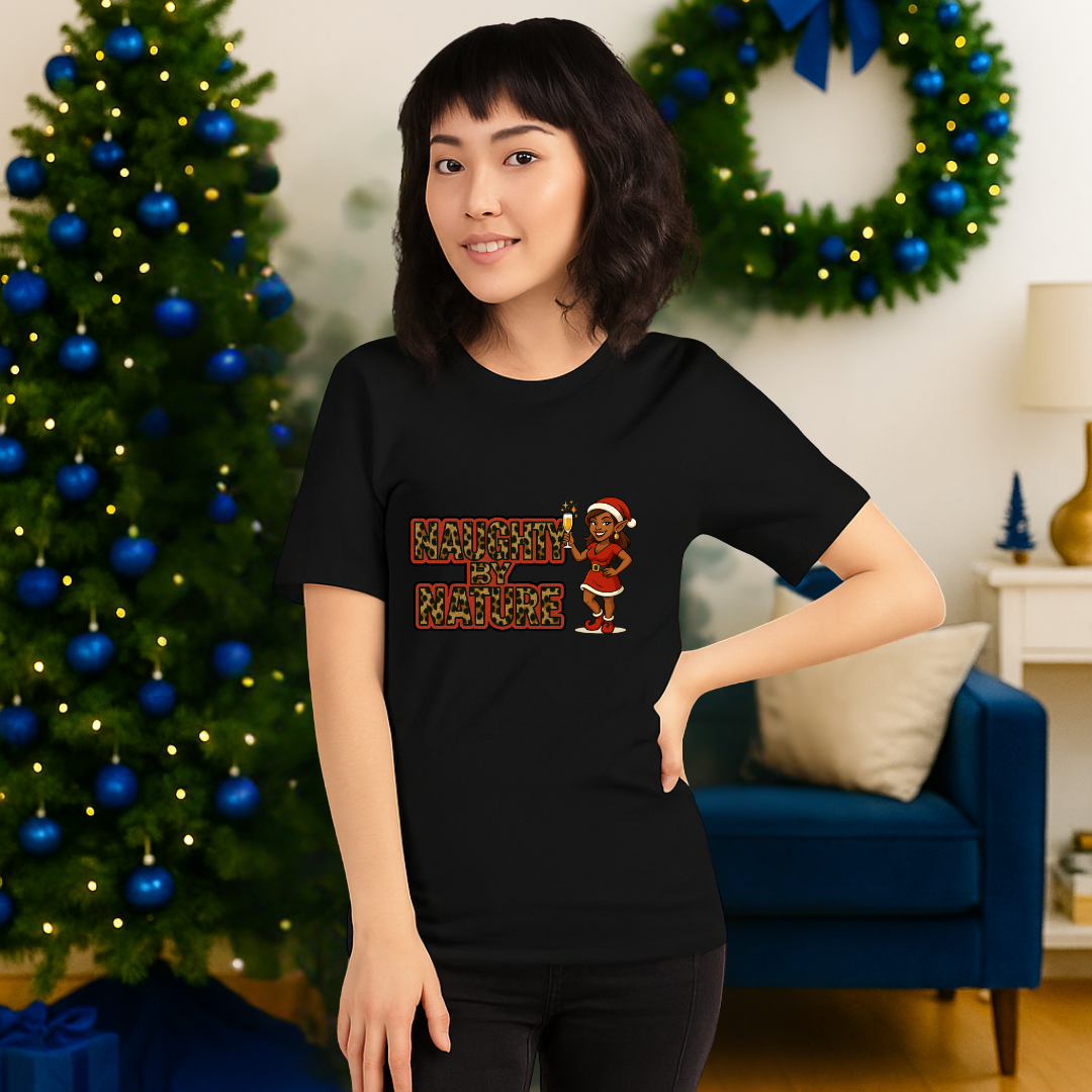 "Naughty by Nature" Pretty Elf | Adults t-shirt