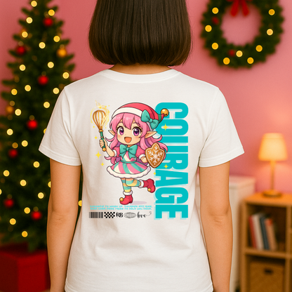 &quot;Courage&quot; | Youth Short Sleeve T-Shirt | Black | – RB Designa Co