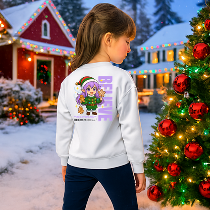 &quot;Believe&quot;- Black | Youth Sweatshirt